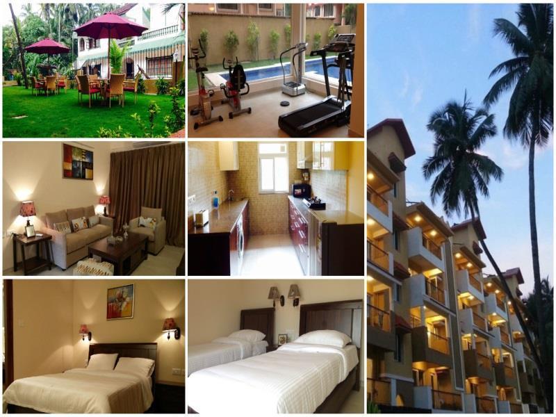 Veera Strand Park Serviced Apartments Calangute Exterior foto